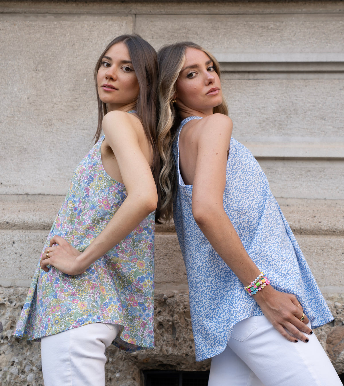 Top in cotone Liberty
