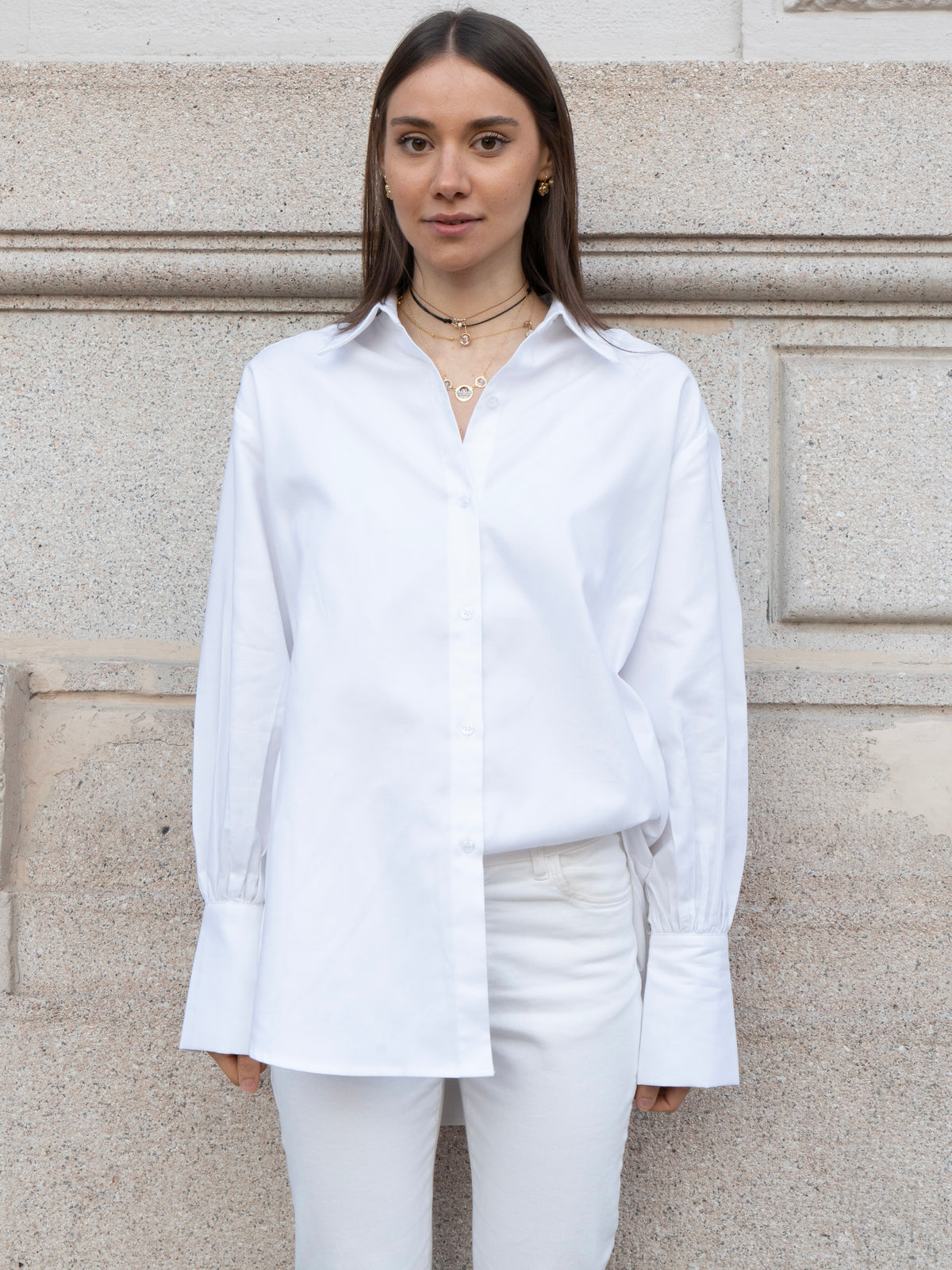 Camicia bianca Oxford