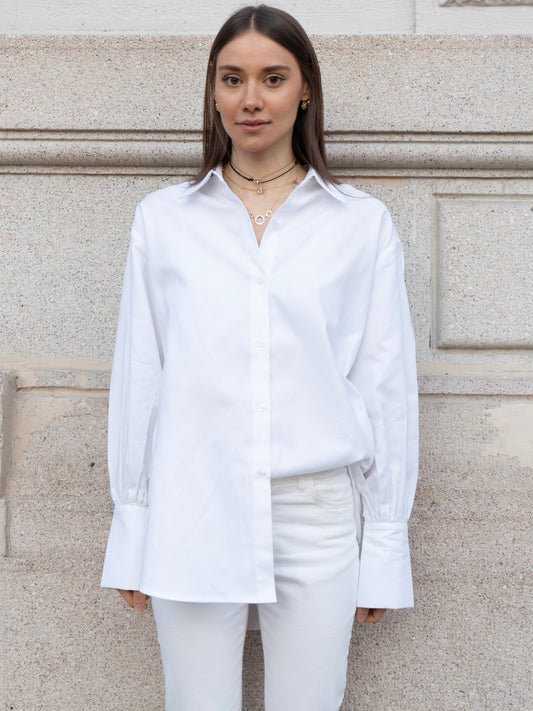 Camicia bianca Oxford